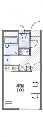 レオパレス長野一丁目の物件間取画像